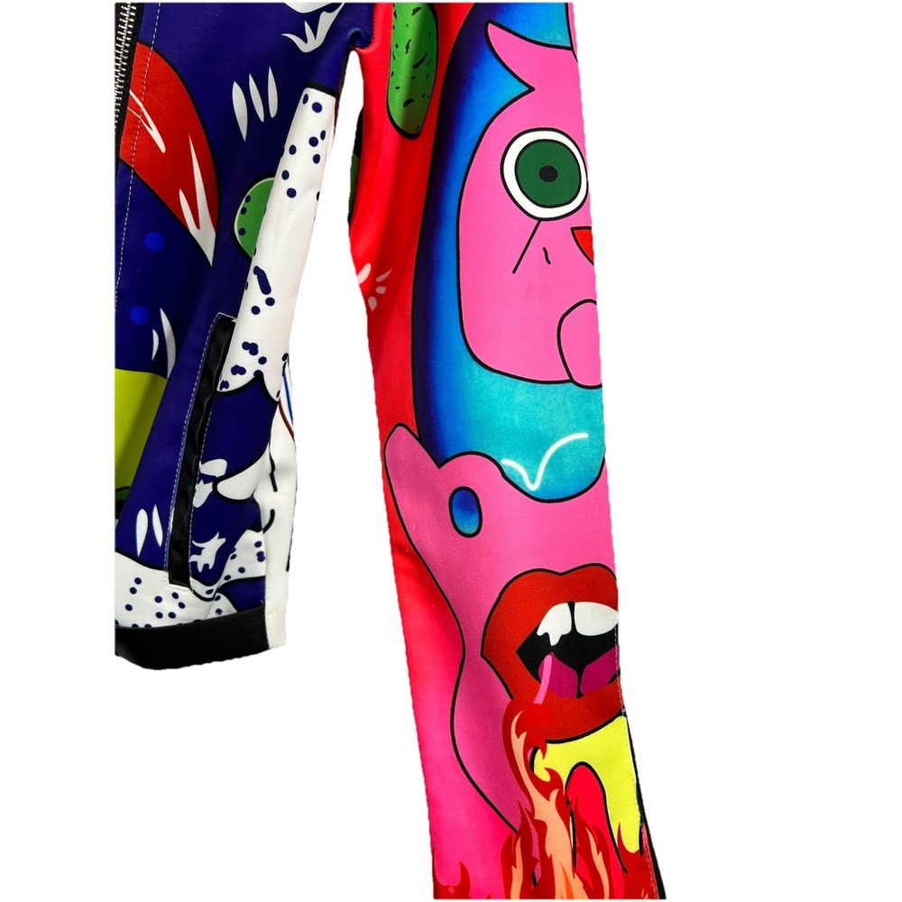 SHEIN South Park Cartman Moto Jacket Medium Screw You Guys Pop Art Biker Rare M - Picture 7 of 14